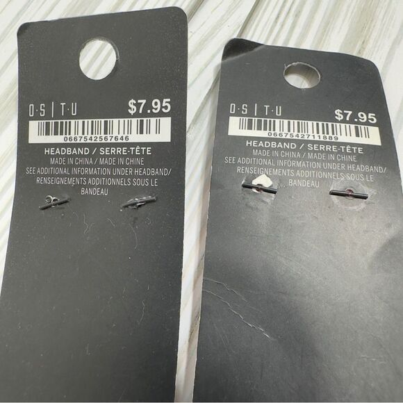 NWT 2 VICTORIA’S‎ SECRET PINK BEGONIA HEADBANDS SET BUNDLE LOT - Picture 6 of 7